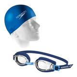 Óculos E Touca Natação Infantil Speedo Crianças Piscina Kids