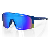 Óculos Esportivo Basah Proteção Uv 400 Azul Alma Genius