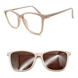 Oculos Feminino Alex Milan Am040 Com Clipon Polarizado