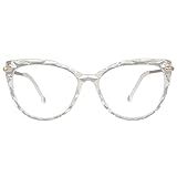 Óculos Feminino Para Leitura Com Lentes Anti Luz Azul Com Grau De  1 00 A  4 00  Transparente  2 00  Dioptrias 