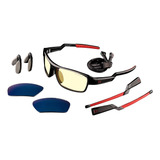 Oculos Gamer Gunnar Lightning Bolt 360 Com 2 Lentes Uv 90 