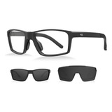Óculos Hb Presto 2 0 Clip On Matte Black Gray Lente Black