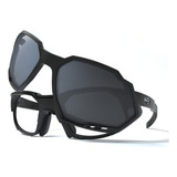 Óculos Hot Buttered De Grau Hb Rush Clip On Matte Black Gray