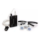 Oculos Lupa Led Cirúrgica Odontologica Black 3 5 X