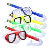 Óculos Máscara Para Mergulho C Snorkel Kit Infantil Natação
