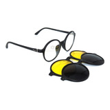 Óculos Masculino Clipon 3 Em 1