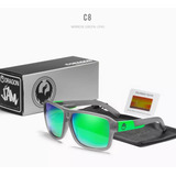 Óculos Masculino Dragon Polarizado Com Box Cinza E Verde 