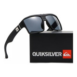 Óculos Masculino Quiksilver Quadrado Uv400 Preto