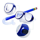 Óculos Mergulho Snorkel Premium Infantil Silicone