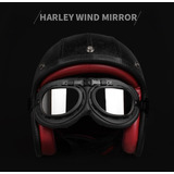 Óculos Moto Retro Vintage Harley capacete Aberto Air Soft P1