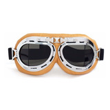 Oculos Motociclista Aviador Estilo Harley Davidson Retro Prt