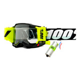 Óculos Motocross 100 Accuri 2 Forecast Roll Off Preto 22243