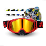 Óculos Motocross 100 Trilha Ciclismo Lente Espelhada incolor