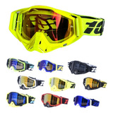 Óculos Motocross 100 Trilha Ciclismo Lente Espelhada incolor