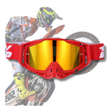 Oculos Motocross 100 Trilha Enduro Ciclismo Lente Espelhada