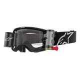 Óculos Motocross Alpinestars Vision 8 Corp Roll off Preto