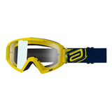 Oculos Motocross Asw A2 Forever Amarelo Azul Enduro Trilha