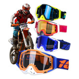 Óculos Motocross Enduro Trilha 100 Importado Lente Espelhada