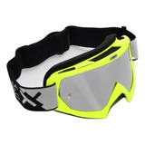 Óculos Motocross Trilha Mattos Racing Combat Azul Espelhado