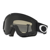 Óculos Oakley L frame Jet Black grey Motocross Enduro Trilh