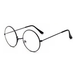 Óculos Oval Harry Potter Lentes Sem Grau Cosplay Geek Filmes