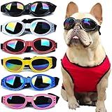 Óculos Para Cachorro De Sol Pet Cão Cães Proteçao Uv Gatos Motoqueiro Porto Médio E Grande Vermelho 