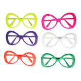 Óculos Para Festas Retrô Sem Lentes Kit 10 Un Pronta Entrega