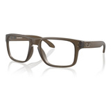 Óculos Para Grau Oakley Rx Holbrook Cor Brown Smoke