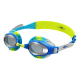 Óculos Para Natação Infantil Dino Mescla Azul Cristal Espelhado Tamanho Único Speedo