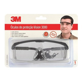 Oculos Proteção 3m Segurança Vision 3000