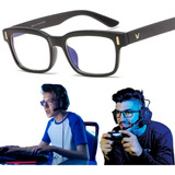 Óculos Proteção Gamer Leitura Bloqueador Luz Azul Anti Raio