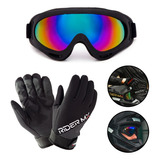 Óculos Proteção Motocross E Luva Trilha