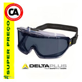 Oculos Proteção segurança Ampla Visao Fume Top C Elastico
