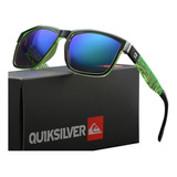 Óculos Quiksilver Polarizado Uv400 Verde Kit