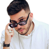 Óculos Retro Vintage Retangular Quadrado Hype Rap Moda Trap