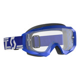 Óculos Scott Hustle Azul branco Lente Transparente
