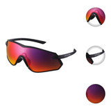 Óculos Shimano S phyre X Preto Com Lentes Vermelhas Pl