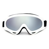 Óculos Snowboard Branco Enduro Com Lente