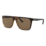 Oculos Sol Arnette Chapinero An4261 237573 55 Marrom Havana Cor Preto Armação Preto Lente Cinza
