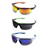 Óculos Sol Epi Ciclismo Uv300 Steelflex Neon Espelhado Ca