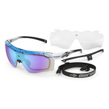 Óculos Sol Mormaii Smash 2 Duas Lentes Ciclismo M0130kd197 Cor Da Armação Azul branco Cor Da Haste Branco preto Cor Da Lente Azul