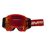 Oculos Vermelho Motocross Antiembacante