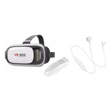 Óculos Vr Box 3d 2 0   Controle Bluetooth   Fone Bluetooth