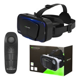 Óculos Vr Realidade Virtual Bluetooth Controle 360 Celular