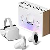 Oculus Conjunto De Fone De Ouvido Quest 2 256 GB De Realidade Virtual Avançada  Tudo Em Um  Branco