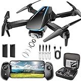 Oddire Mini Drone With Camera Drones For Kids Adults 1080P HD Foldable Drone With Stable Hover Auto Follow Trajectory Flight Gravity Control 90 Adjustable Lens One Key Take Off Land 3D Flip
