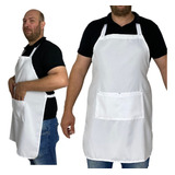 Oferta Avental Branco Buffet Garçom Garçonete Oxford C Bolso