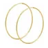 Oferta Brincos Argola Redonda Grande 6cm Ouro 18k 750