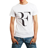 Oferta Camiseta Rf Roger Federer Tenis Algodão