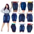 Oferta Kit 5 Saia Jeans Evangelica Com Lycra Muito Lindas